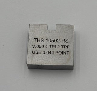 Standard, Thread Height THS-10502-RS - 4 Threads per Inch, 2.000 TPF, V-0.050, to be used with T044 Contact Point