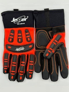 Glove, Impact- Orange- Medium