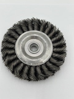 Brush, Wire Wheel 4"- Twisted- .014 Wire