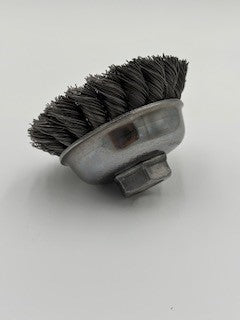 Brush, Cup 3 1/2"- Knotted- .020 Wire (Vortec Pro)