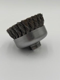 Brush, Cup 4"- Single Row- .014 Wire