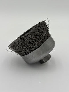 Brush, Cup 4"- Crimped- .020 Wire