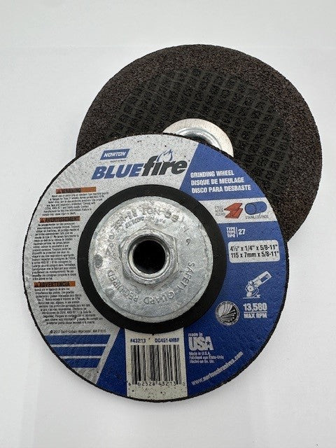 Disc, Blue Fire- 1/4"