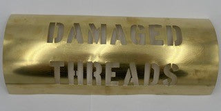 Stencil, Damaged Threads-1 1/2" (2 Lines)