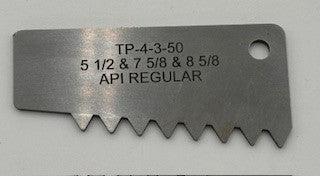 Gage, Profile TP-4-3-50, 5 1/2, 7 5/8 & 8 5/8 REG, 3" TPF, 4 TPI, V-0.050