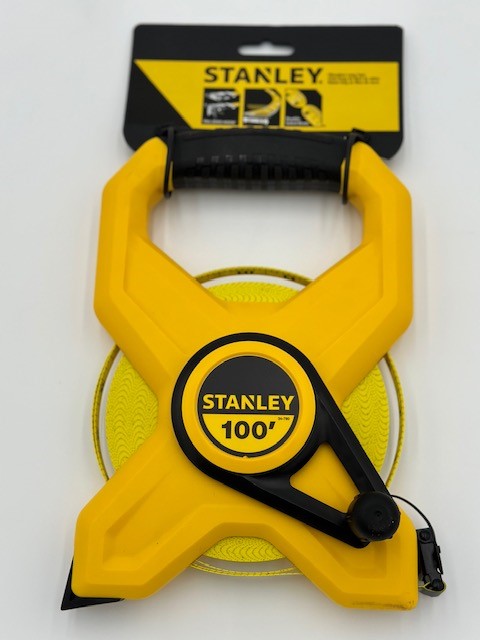 Tape, Stanley 100'- Plastic