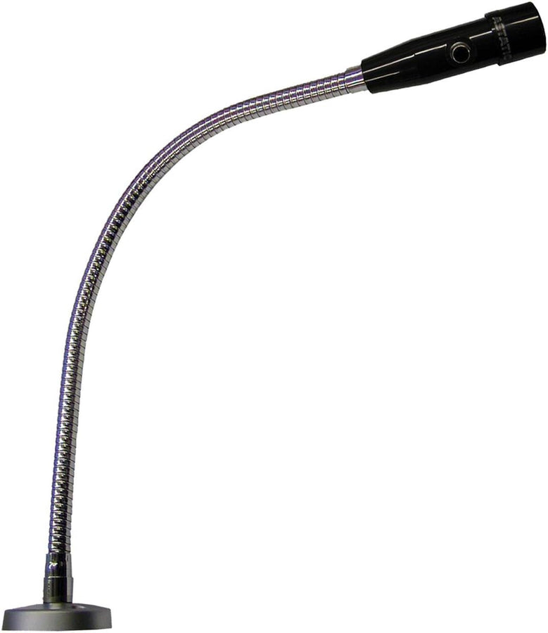 Microphone, DP Trailer - 19" Omnidirectional Dynamic Gooseneck Microphone with 1 DPDT Push-to-Talk Switch - Gooseneck, 2 3/4 inch Flange (6' Cable)