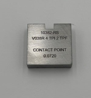 Standard, Thread Height THS-10382-RS - 4 Threads per Inch, 2.000 TPF, V-0.038, to be used with T072 Contact Point