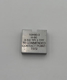 Standard, Thread Height THS-10H90-3 - 3.5 Threads per Inch, 3.000 TPF, H-90 (90-V-050), to be used with T072 Contact Point