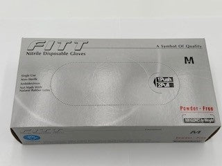 Gloves, Latex- Med- PF 10 Mil- Blue- 50/box