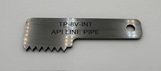 Gage, Profile TP-8V-INT - 8V API Line Pipe, Internal American Std. NPT, ¾" TPF, 8 TPI, 8 V Thread